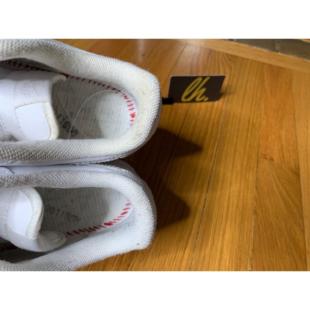 Size 6.5 Nike Air Force 1 Low ‘07 Triple White 315122–111 - Picture 8 of 9